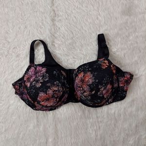 Torrid floral lace 360 underwire bra • 46D
